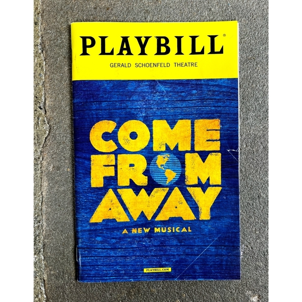Broadway Playbill▪️Come From Away Original Cast